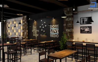 Thiết Kế Quán Cafe tại Mê Linh