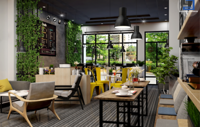 Thiết Kế Quán Cafe tại Trung Hòa
