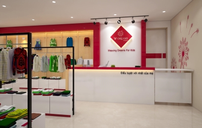 Thiết kế showroom Dreams Kid Shop