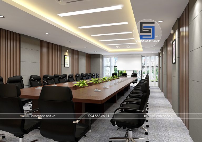 Thiết kế không gian phòng họp - Văn phòng HD MON