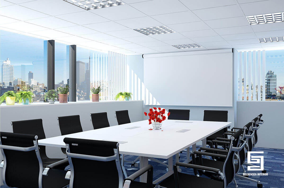 Tận dụng ánh sáng tự nhiên giúp căn phòng thoáng hơn, cải thiện tâm trạng và sức khoẻ cho nhân viên (Ảnh: Văn phòng công ty Wrigley Việt Nam - Thiết kế bởi Goldensea Interior)