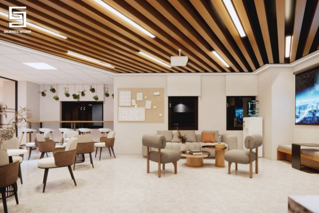 04 tiêu chí thiết kế pantry trong thiết kế văn phòng - Goldensea